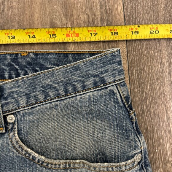 VTG Levi's 559 Jeans Men's 40x30 Medium Wash Relaxed Straight Distressed Y2K 00s - Picture 10 of 12